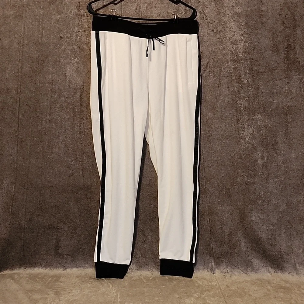 Karl Lagerfeld Paris Micro-Fleece Jogger Pants - Picture 1 of 5